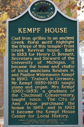 Kempf House Marker.JPG